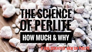 HOW MUCH PERLITE DO YOU MIX INTO POTTING SOIL DOES PERLITE CAUSE BROWN TIPS A SOIL SCIENTIST VIEW [upl. by Kera630]