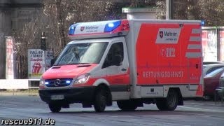 Rettungsdienst Frankfurt 13min Alarmfahrt [upl. by Norrabal445]