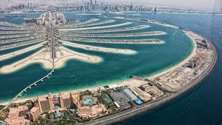 Constructing Palm Jumeirah Dubai — Palm Island Dubai — Megastructure  Nakheel [upl. by Leanatan]