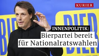 BierparteiKandidatur für Nationalratswahlen fix [upl. by Aicinod585]