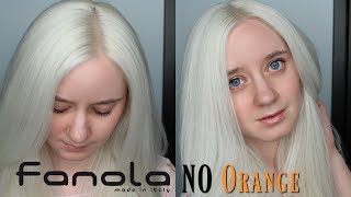 Fanola No Orange Shampoo and Mask Demo [upl. by Lienhard]