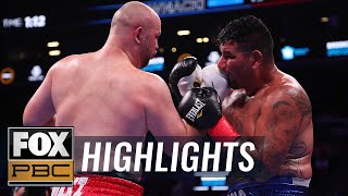 Kownacki and Arreola set record for most punches in heavyweight fight  HIGHLIGHTS  PBC ON FOX [upl. by Sturges]