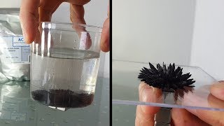 How to wash Iron Oxide Powder for magnetic field display experiments [upl. by Chrisman315]