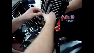 Part 08 How to install pushrod tubes and clips on a Harley EVO motor SampS Jims Revtech TP [upl. by Nnyltiac570]