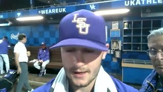 LSUs Landon Marceaux on blowout win at Kentucky [upl. by Mcquoid]