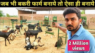 बकरी फार्म कैसा हो समझेHow to makestart Goat Farm in hindiShed design India 9350146903 [upl. by Anim]