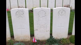 Aubigny Communal Cemetery Extension in the Great War [upl. by Nachison]