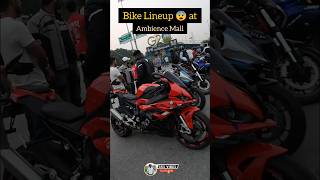 Bike Lineup 😲 Ambience Mall s1000rr zx10r gt650 ducati honda ktm suzuki yamaha r3 shorts [upl. by Neelrihs]