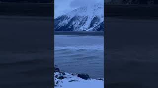 Alaska Bore Tide Wave in Iconic Turnagain Arm outside of Anchorage [upl. by Anyd]