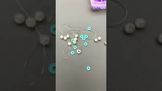 Diy bracelet perles heishi perles diy heishi tuto [upl. by Aikemet89]