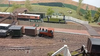 Model Railway using Both OO and 009 Gauge [upl. by Ehudd338]