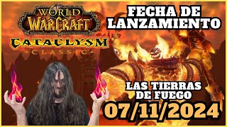 WOW CATA ⚠️Nueva banda⚠️🔥 Las tierras de fuego🔥 Fecha de lanzamiento  Cataclysm Classic [upl. by Runstadler888]