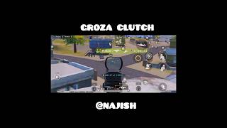 GROZA CLUTCH ☠️ pubgmobile pubg gaming clutch shorts [upl. by Triny]