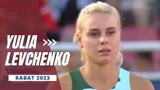 💛Yuliya Levchenko 💙 High Jump 💕 Rabat 2023 [upl. by Elohcim]