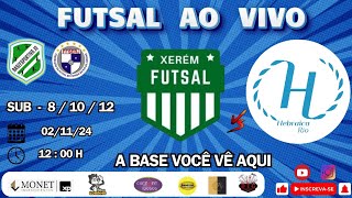 XERÉM X HEBRAICA SUB  8  SUB  10  SUB  12  CAMPEONATO CARIOCA DE FUTSAL FFSERJ 0201124 [upl. by Isaacs]