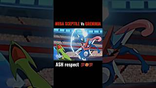 Mega Sceptile Vs Greninja respect pokemon shorts [upl. by Akemrej]