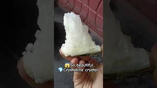 💎 crystalline crystalshorts ytshorts viralvideo crystalsgemstones quartz mining trending [upl. by Ias646]