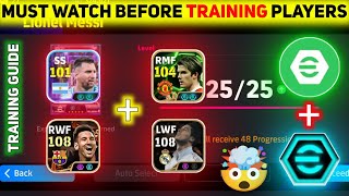 Easy way to train a player to max rating efootball 2024 How to boost your player [upl. by Noreh722]