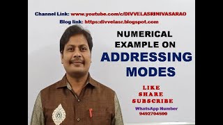 ADDRESSING MODES  NUMERICAL EXAMPLE ON ADDRESSING MODES  COA  COMPUTER ORGANIZATION  CA [upl. by Akiemat]