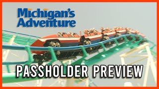 PASSHOLDER PREVIEW 2024 at Michigans Adventure [upl. by Alejandrina492]