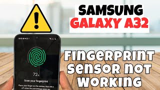 How to Fix Fingerprint Sensor not Working Samsung Galaxy A32 [upl. by Alida]