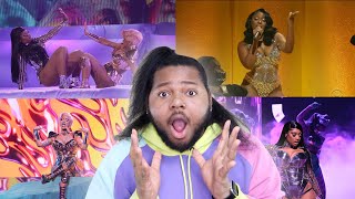 MEGAN THEE STALLION amp CARDI B x LIVE AT THE 63rd ANNUAL GRAMMYS 2021  REACTION [upl. by Tegirb]