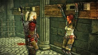 Geralt Saves Triss Merigold from Nilfgaard in Loc Muinne Witcher 2 [upl. by Putscher583]