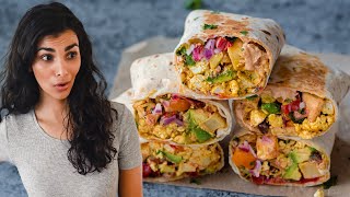 How to make incredible vegan breakfast burritos at home [upl. by Nylemaj]