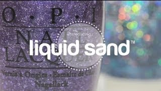 Try It On OPI Liquid Sand [upl. by Hyps730]