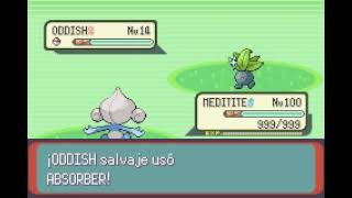 POKEMON EMERALD  MEDITITE  AYUDA  ASSIST [upl. by Lamek343]