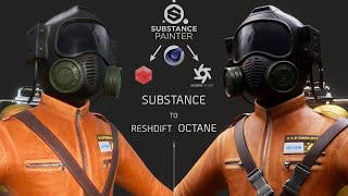 Substance Painter  Cinema 4D  Octane  Redshift Pipeline Tutorial [upl. by Eimmelc931]