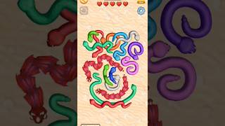 Tangled Snakes Gameplay shorts game youtubeshort mobilegaming [upl. by Mclaughlin]