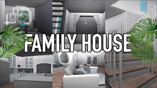 Family House tour♡  TWINS ROOM REVEAL  Roblox Bloxburg  Arabellaa [upl. by Morrison757]