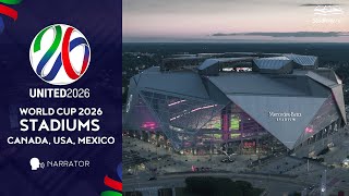 🇨🇦🇺🇸🇲🇽 World Cup 2026 Stadiums [upl. by Hsital]