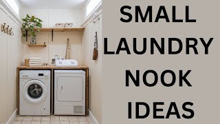 Genius Small Laundry Nook Ideas You’ll Love [upl. by Eiramnaej446]