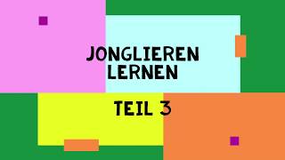 Jonglieren 3 Jonglage Übungen mit 2 Bällen [upl. by Naujahs]