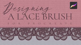 Lace Procreate Brush Tutorial Free Brush [upl. by Chuck]