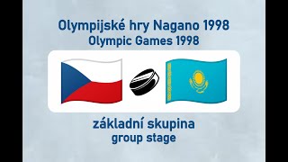 OH Nagano 1998 lední hokej CZEKAZ základní skupina [upl. by Eidualc]