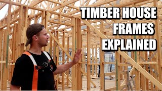 House Framing 101  Timber Frames Explained [upl. by Chae990]