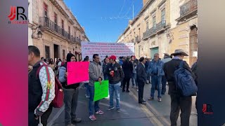 Trabajadores de la UMSNH en contra de la reforma constitucional [upl. by Aihsema]