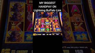 That time I got my Biggest Handpay on Buffalo Lightning Link Slot ❤️🎰🦬 vegas casino slots [upl. by Leventis]