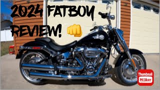 2024 Harley Davidson Fatboy Review [upl. by Fonda423]