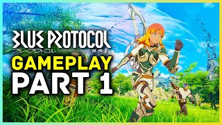 Blue Protocol Gameplay Part 1  30 Minutes Of Gameplay  Closed Beta JPN 2023 PS5 XBOX PC 4K [upl. by Assisi]