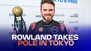 The FASTEST LAP around the Tokyo EPrix track  Oliver Rowlands Pole Lap [upl. by Mont]