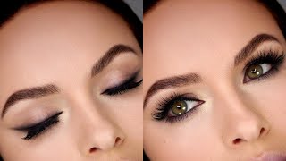 Simple Smoky Cat Eyeliner Using Pencil  Easy StepbyStep Tutorial [upl. by Mathi]