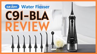 SEJOY C91BLA Cordless Water Flosser Review  Good For Long Use [upl. by Ellenoj350]