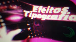 Efeitos básicos de tipografia para o Alight Motion [upl. by Vyse]