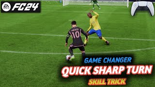 The overpowered trick which will improve your dribbling and it can do everything in fc24 [upl. by Alisun]