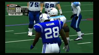 ESPN NFL Football 2k4 original XBOX online in 2024 Joedirt vs MaverickJester Colts vs Titans [upl. by Orfurd]