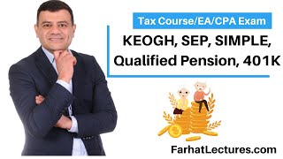 Employer Retirement Plans KEOGH SEP SIMPLE Qualified Pension 401K [upl. by Enirehtakyram]